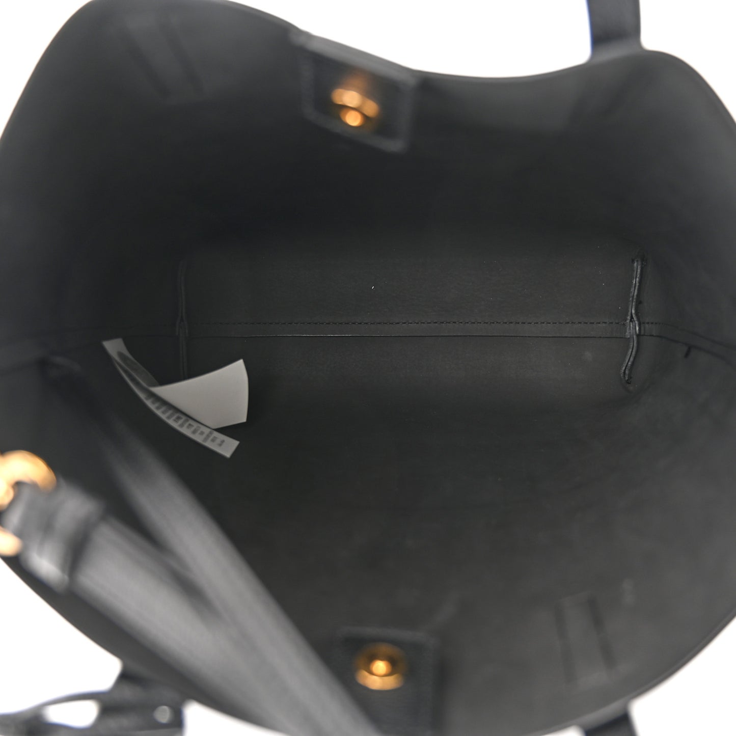 Calfskin Virtus Tote Bag Black