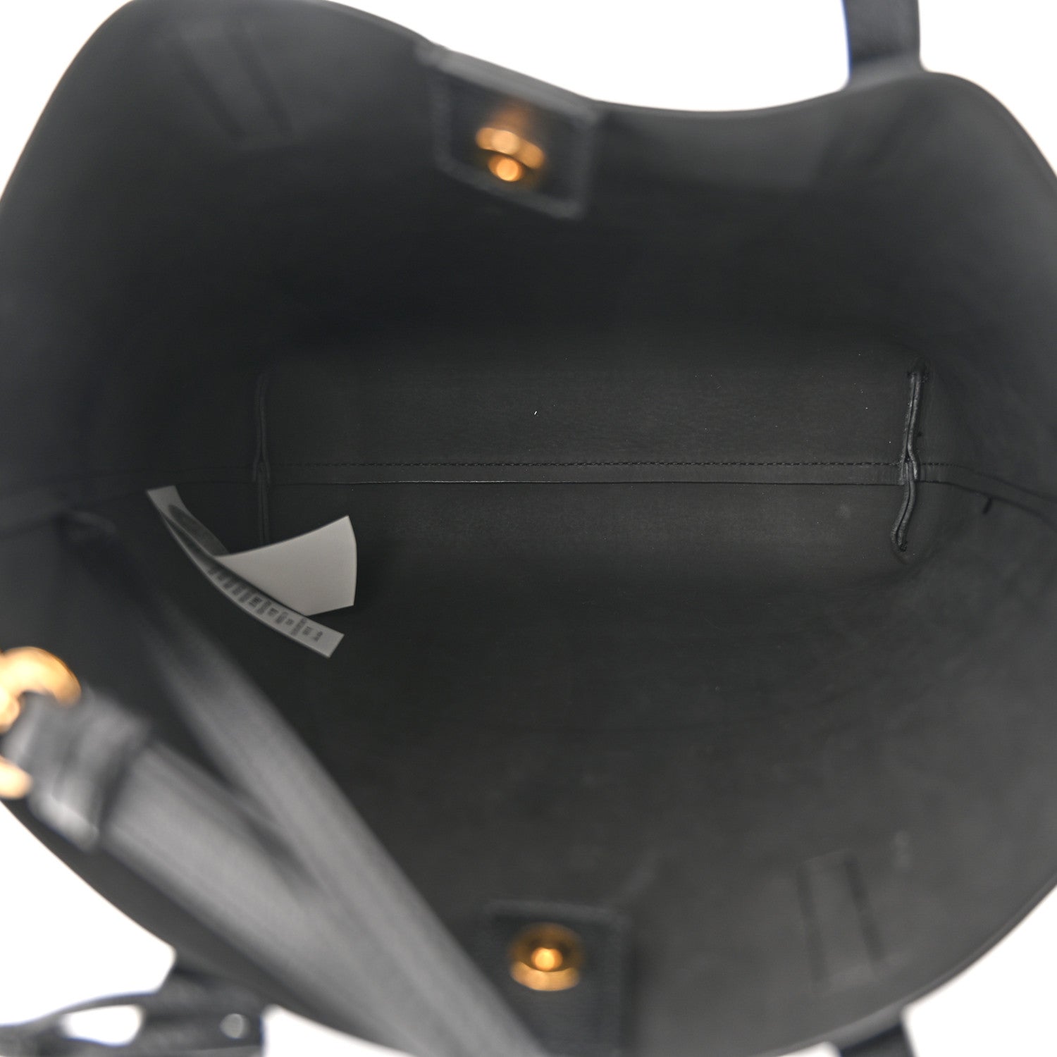 Versace Calfskin Virtus Tote Bag Black 6 of 9