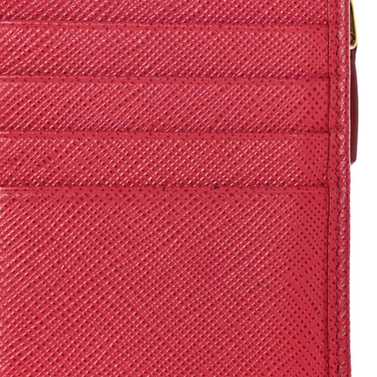 Saffiano Metal Compact Wallet Peonia