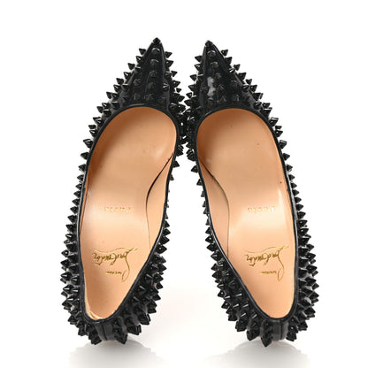 Christian Louboutin Patent Pigalle Spikes 120 Pumps 36.5 Black 2 of 8