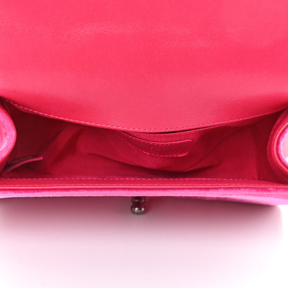 Chanel Velvet Quilted Small Boy Flap Pink 4 of 4