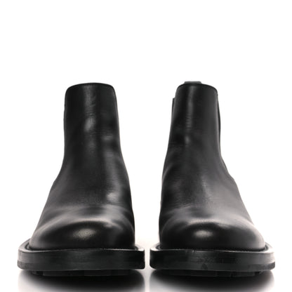 Valentino Garavani Calfskin Mens Roman Stud Chelsea Ankle Boots 39.5 Black 2 of 8