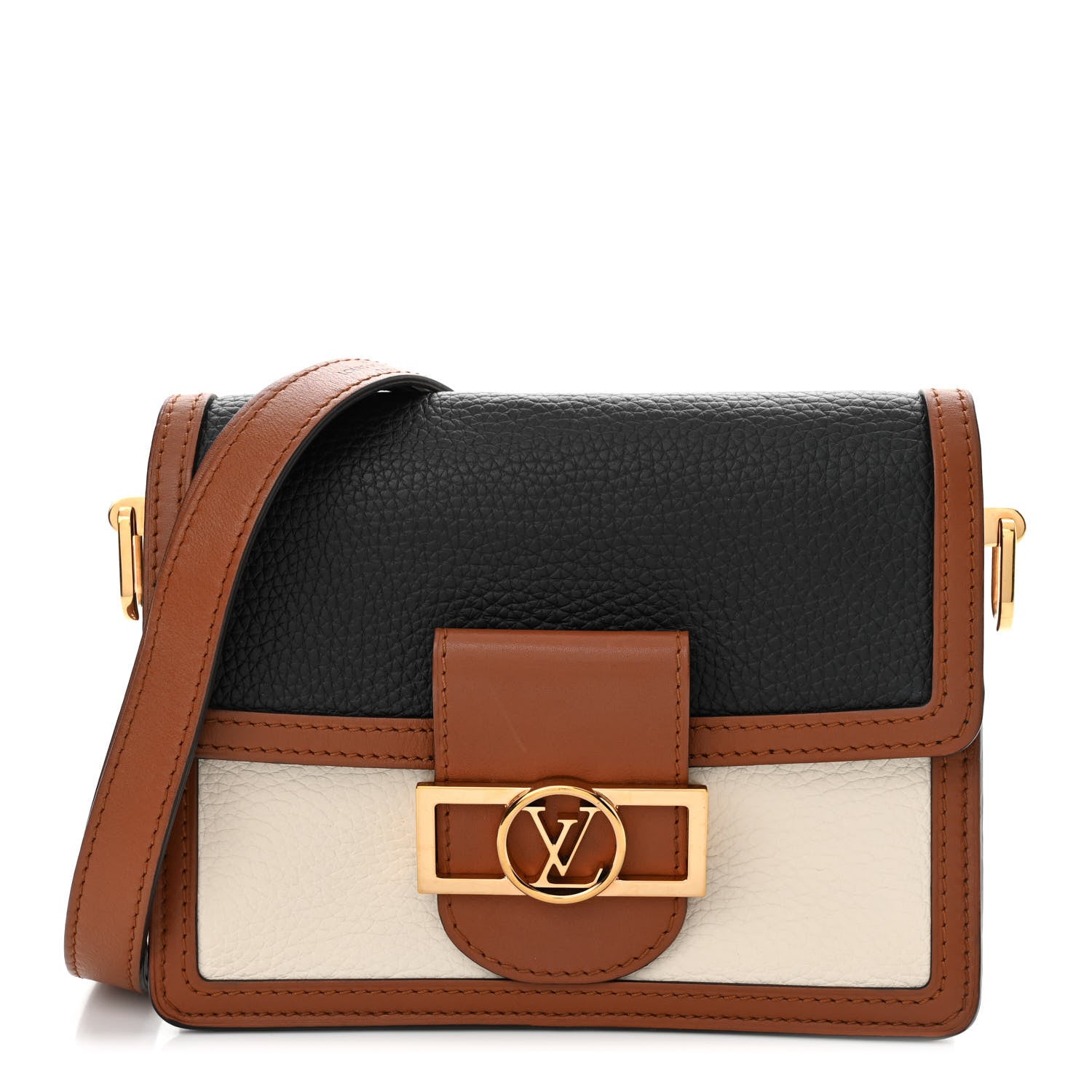 Louis Vuitton Taurillon Mini Dauphine Blackberry Snow 1 of 11