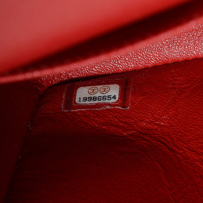 Chanel Lambskin Jumbo Double Flap Red 9 of 9