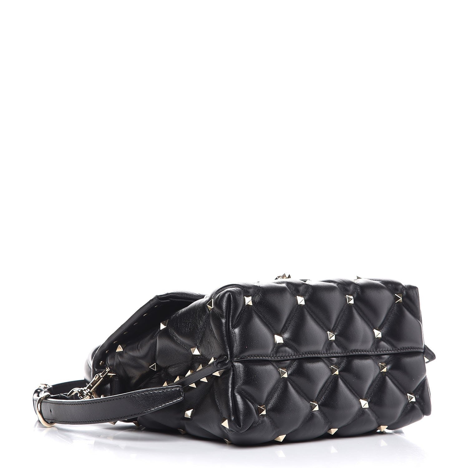 Valentino Garavani Nappa Medium Candystud Top Handle Bag Black 5 of 10