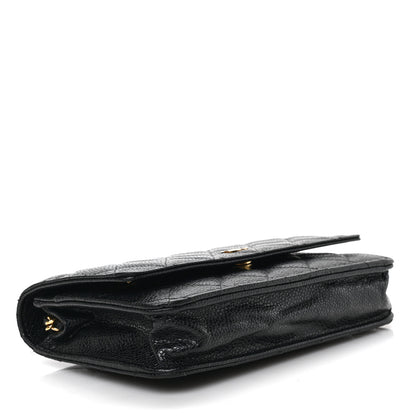 Chanel Caviar Quilted Wallet on Chain WOC Black 4 of 9