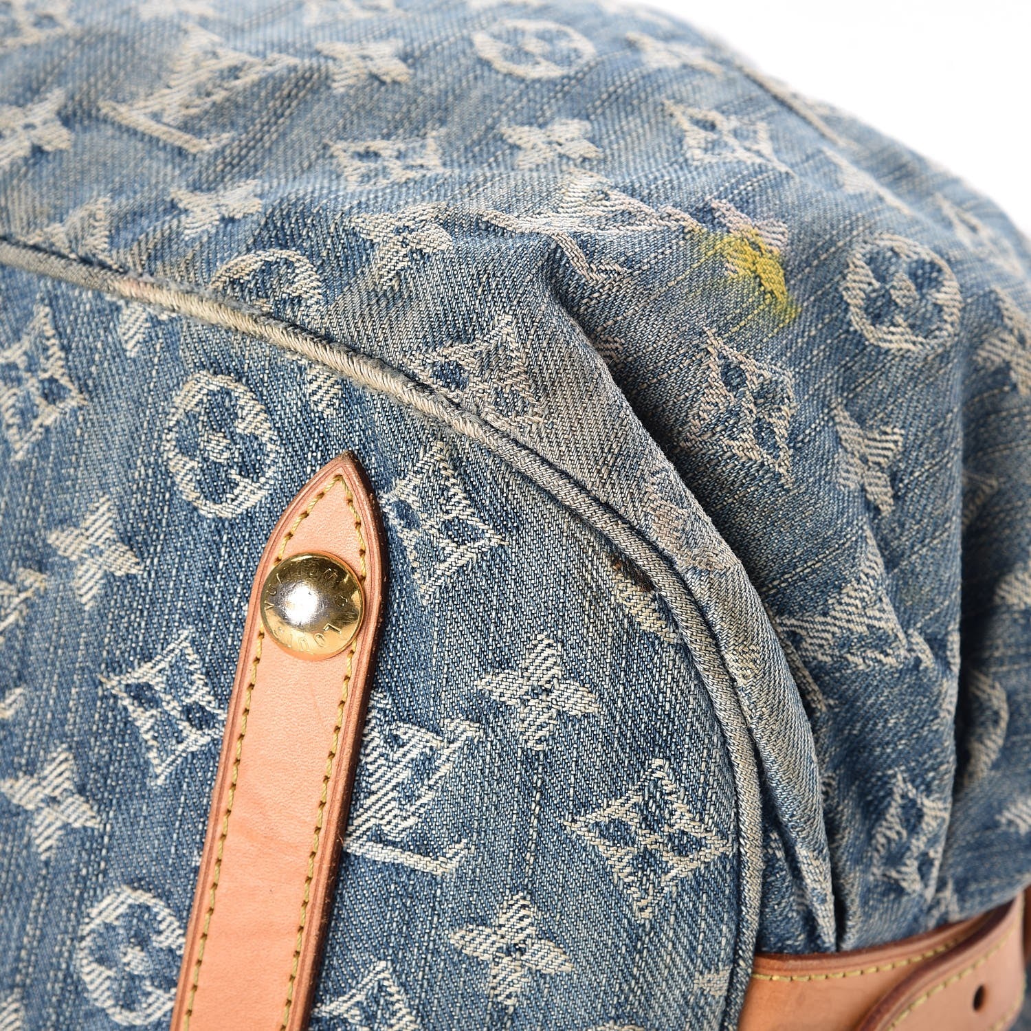 Louis Vuitton Denim Mahina XL Blue 8 of 10