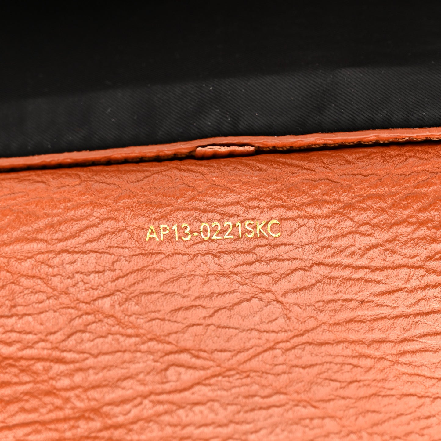 Textured Calfskin Large Pashli Satchel Amber