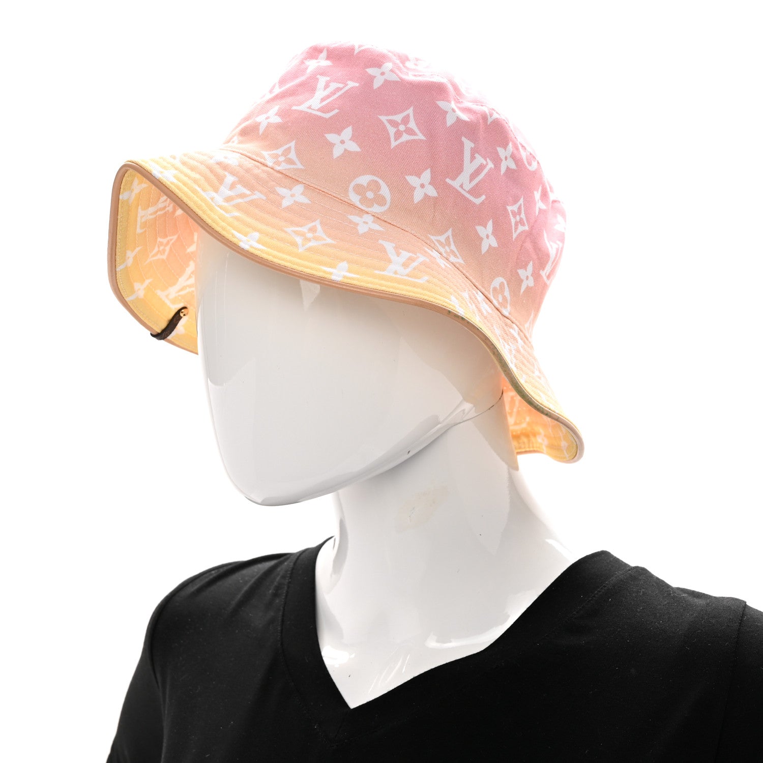 Louis Vuitton Monogram Canvas Bucket Hat M Light Pink 2 of 9