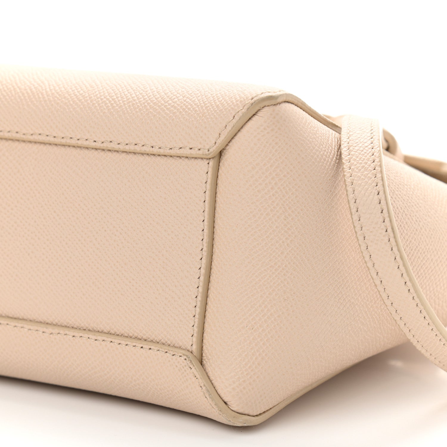 Celine Grained Calfskin Nano Belt Bag Powder 10 of 18