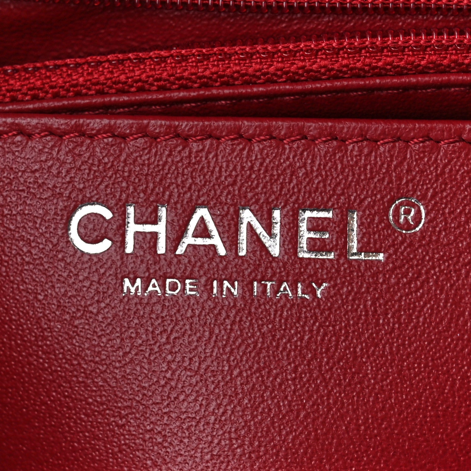 Chanel Caviar Quilted Mini Rectangular Flap Red 7 of 11