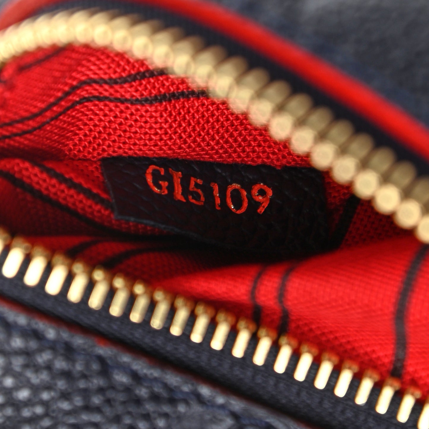 Empreinte Pochette Metis Marine Rouge