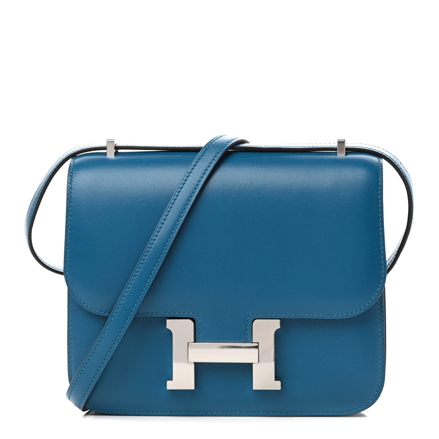 Hermes Tadelakt Constance 18 Bleu Izmir 1 of 10