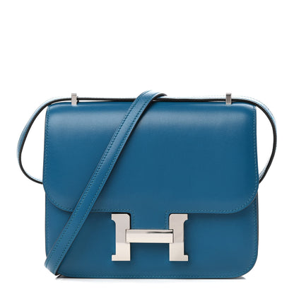 Hermes Tadelakt Constance 18 Bleu Izmir 1 of 10