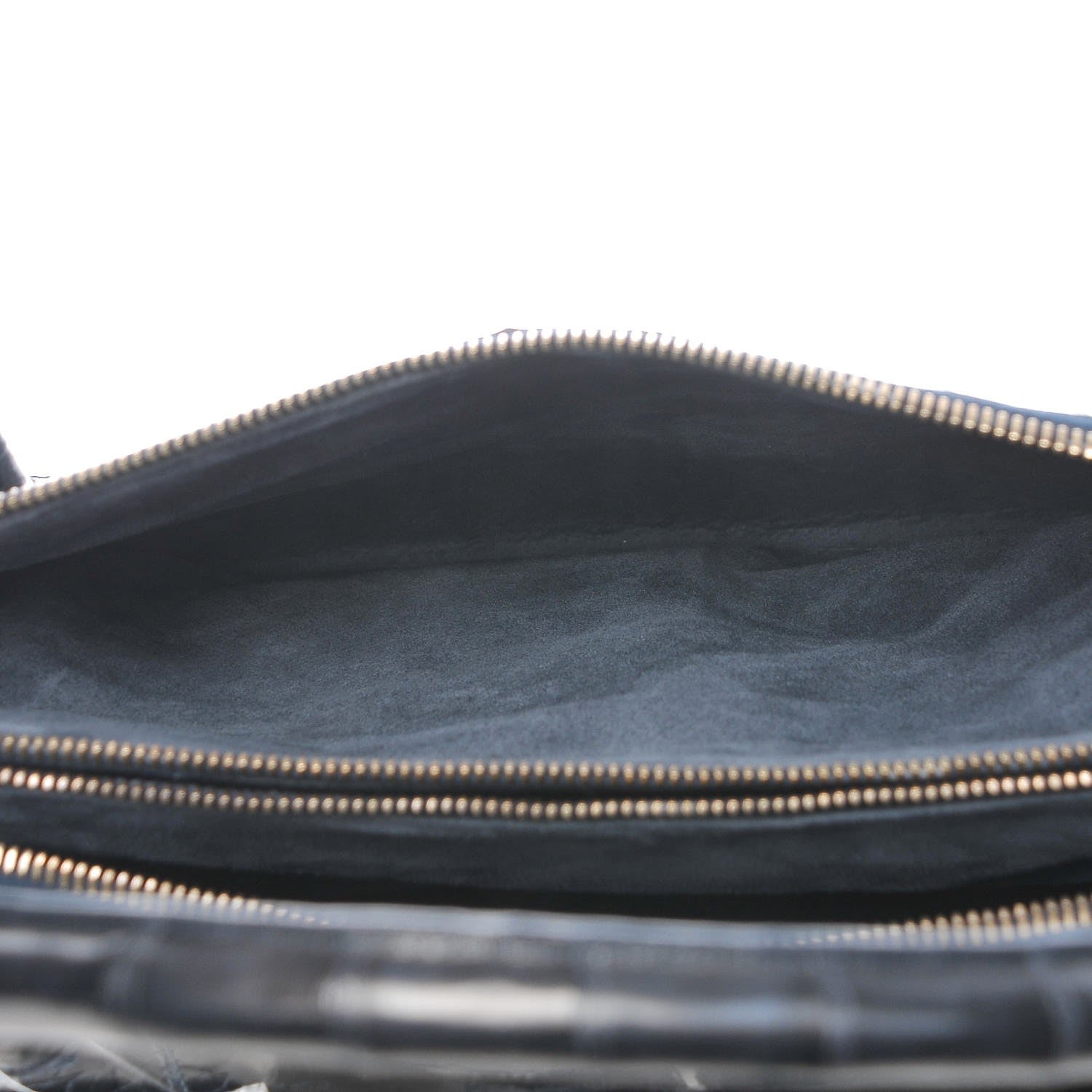 Nancy Gonzalez Crocodile Executive Double Zip Tote Navy 10 of 15
