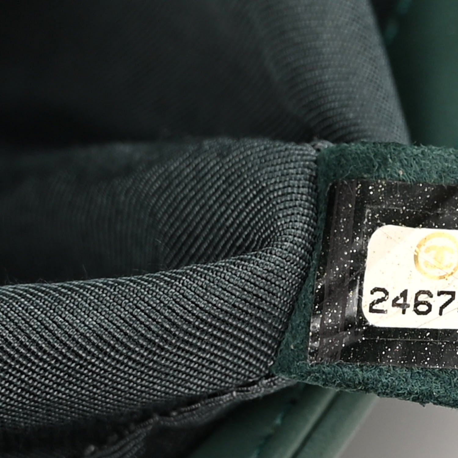 Chanel Calfskin Quilted Medium Boy Flap Dark Green 7 of 10