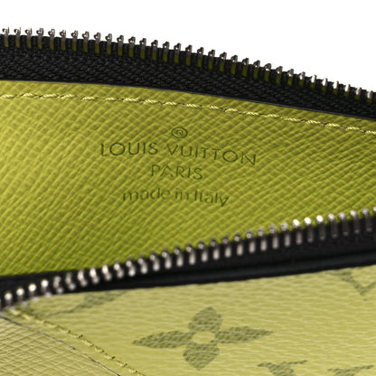 Louis Vuitton Monogram Taiga Coin Card Holder Yellow 6 of 7