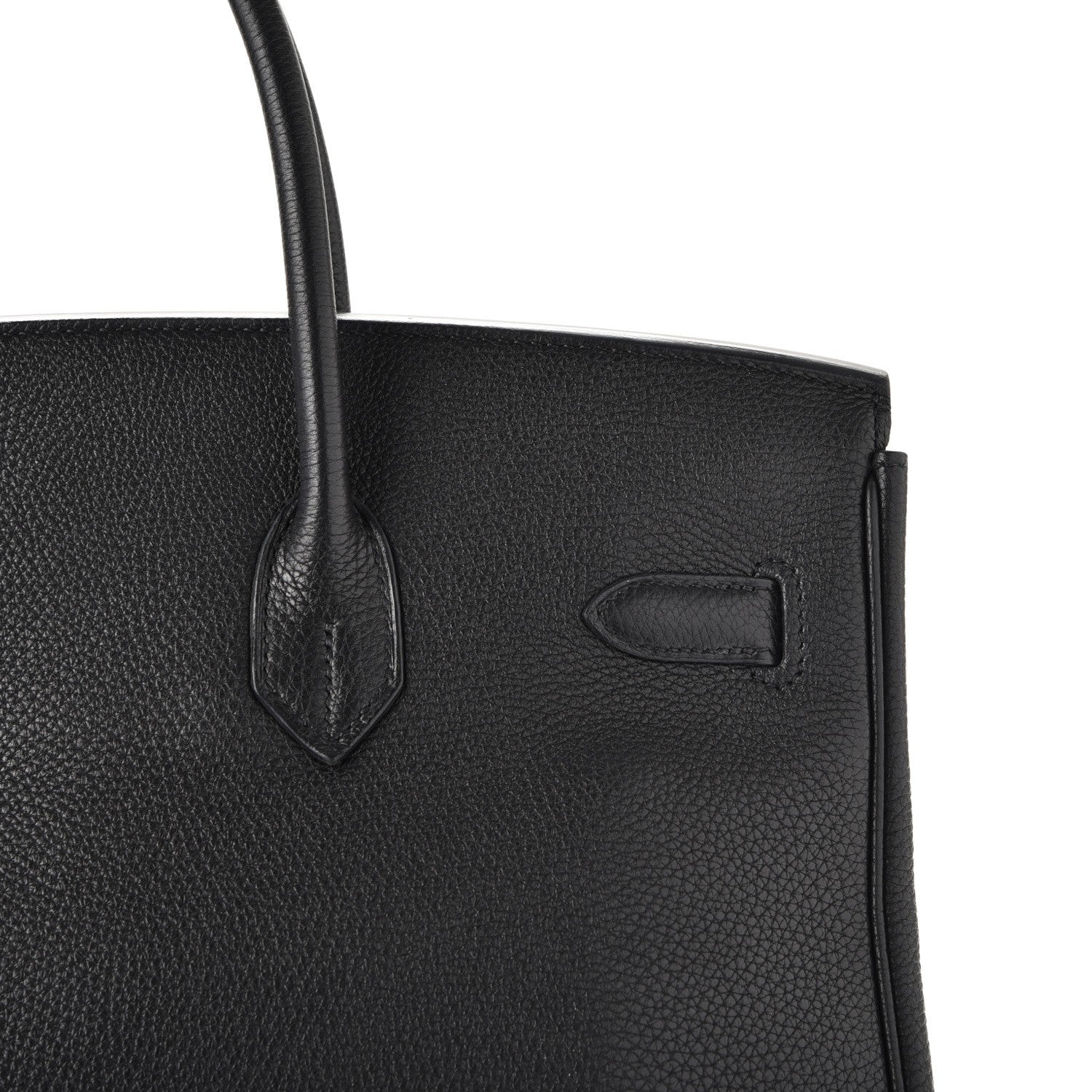Hermes Taurillon Clemence Birkin 35 Black 24 of 37