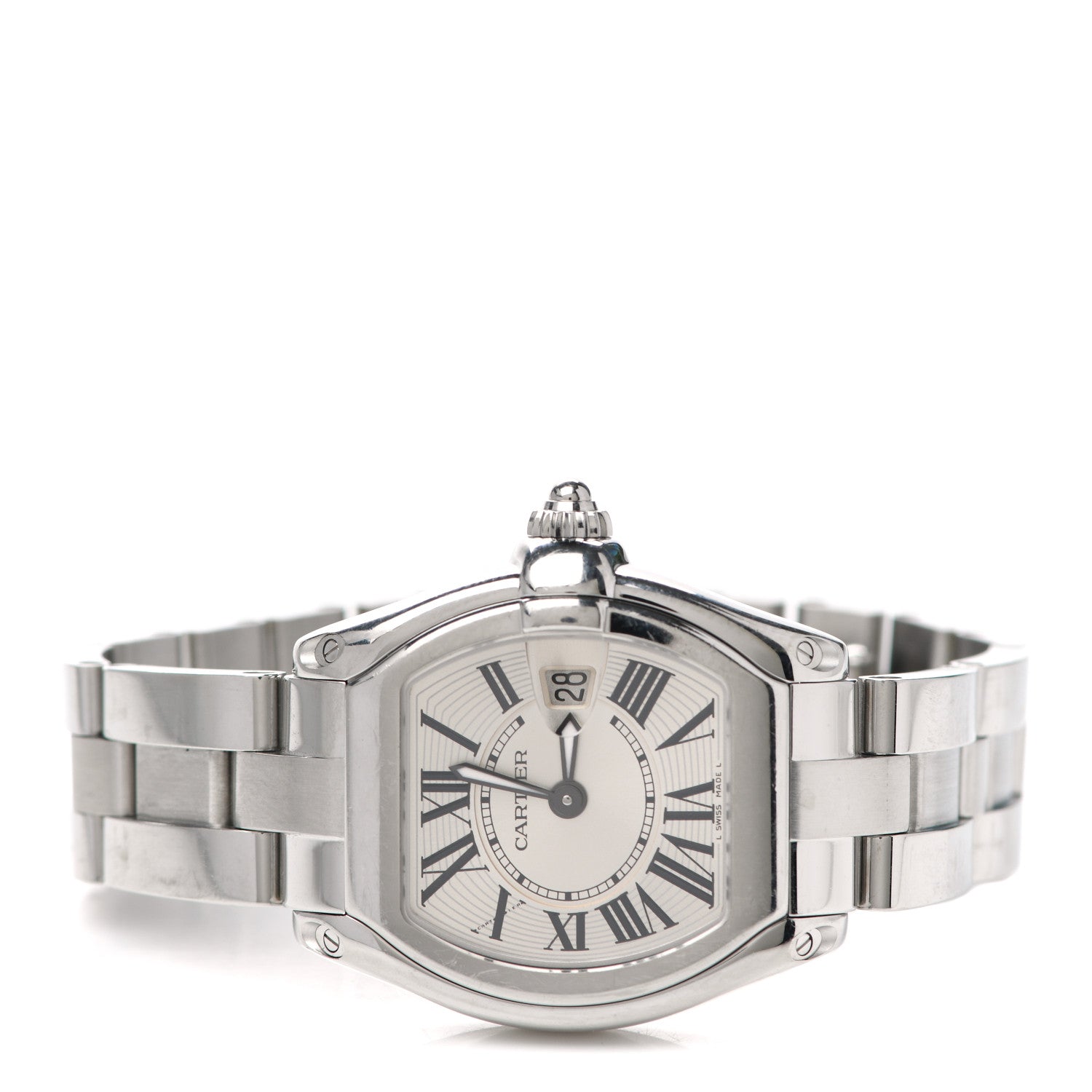 Cartier Stainless Steel 31mm Roadster Quartz Watch 2 of 5
