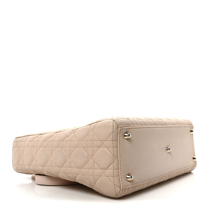 Christian Dior Lambskin Cannage Large Lady Dior Fard 4 of 10