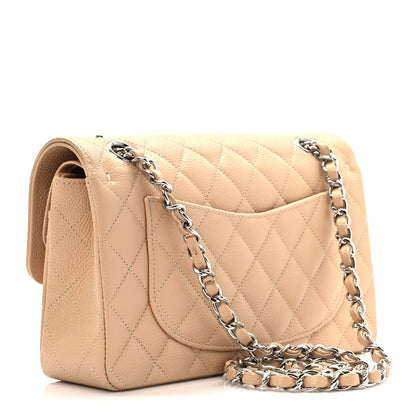 Chanel Caviar Quilted Small Double Flap Beige 3 of 9