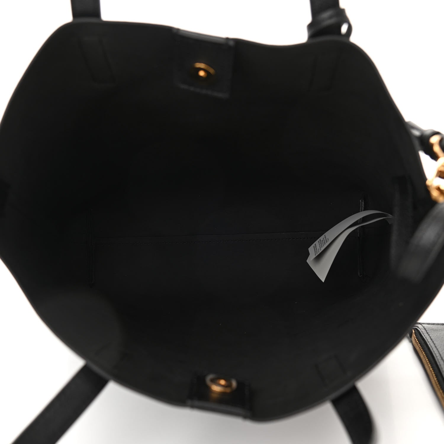 Versace Calfskin Virtus Tote Bag Black 6 of 10