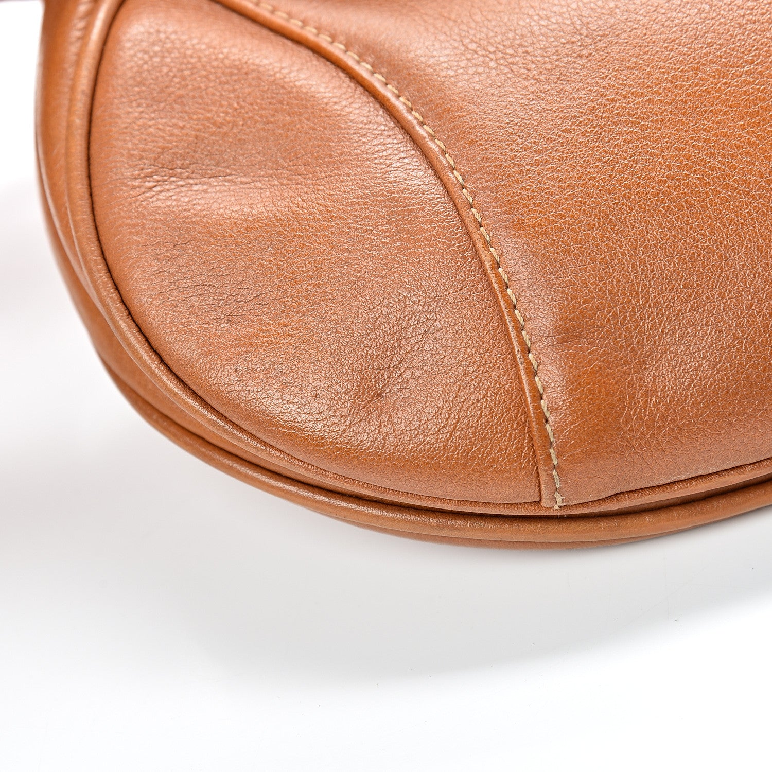 Christian Dior Calfskin Saddle Bag Tan 18 of 18