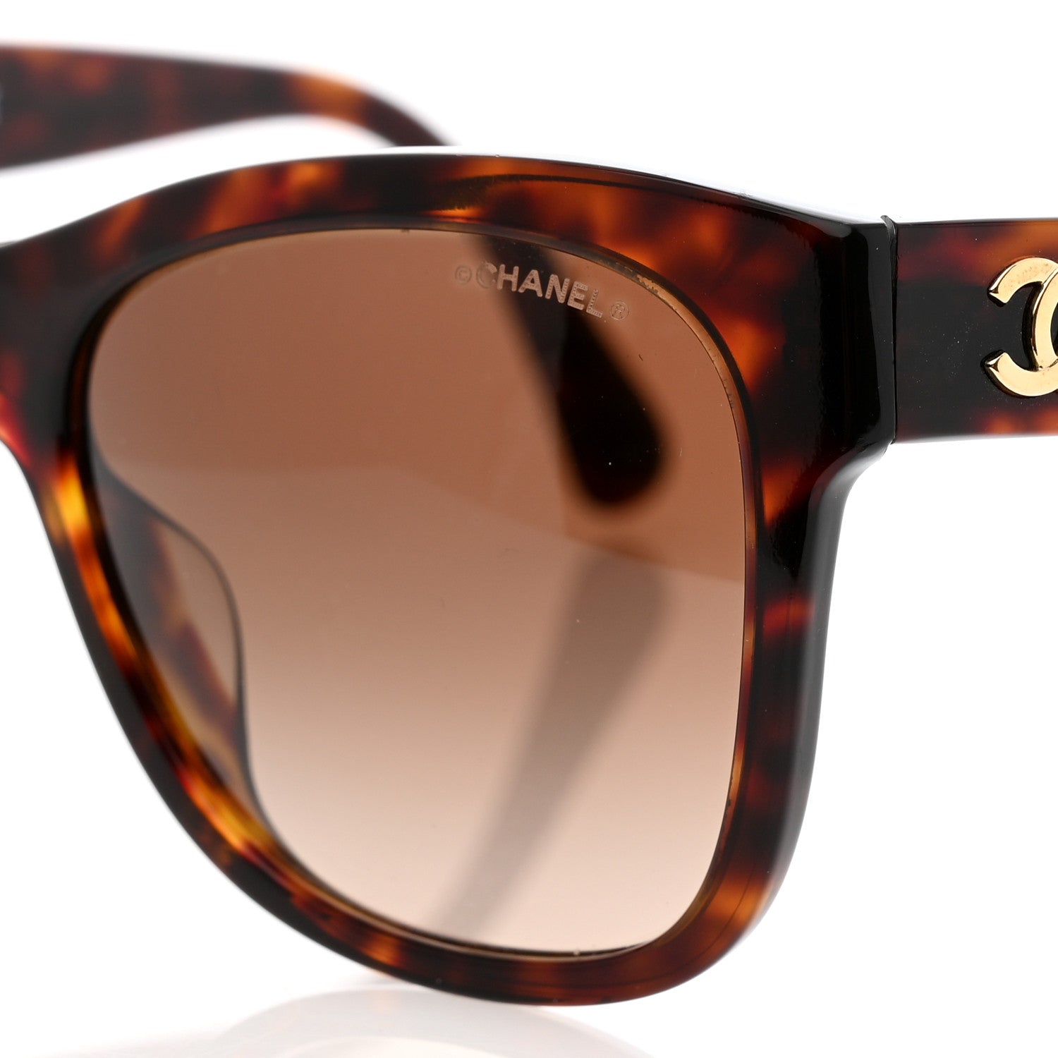 Chanel Acetate Runway Square Sunglasses 5380-A Dark Tortoise 7 of 8