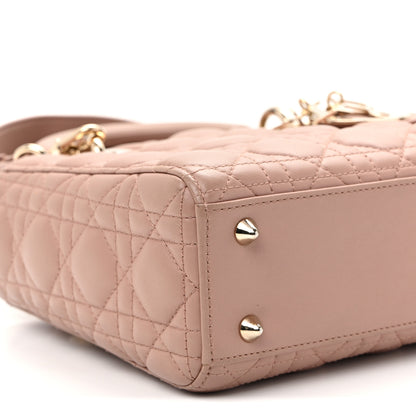Christian Dior Lambskin Cannage Small My ABCDior Lady Dior Blush 9 of 10