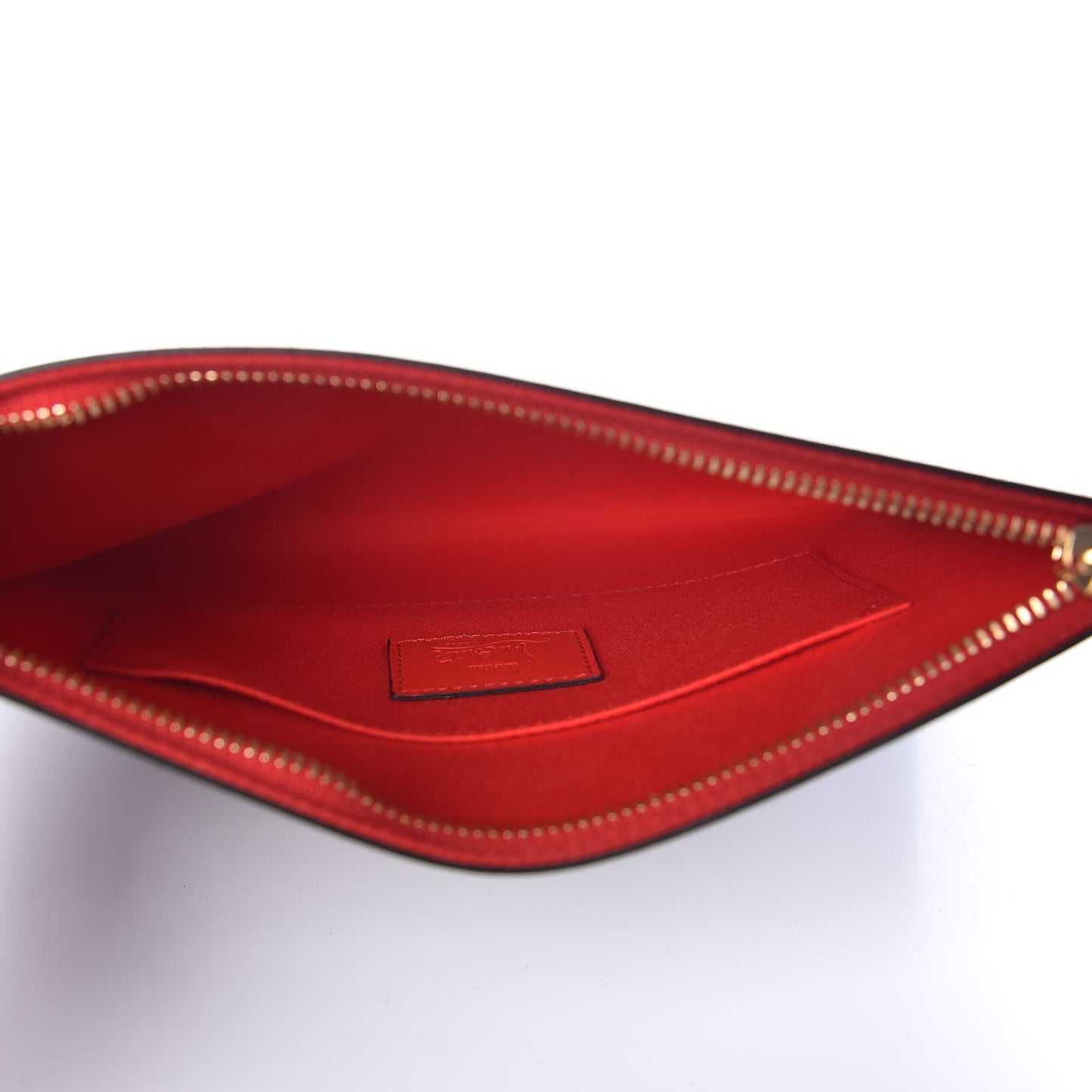 Calfskin Loubicute Sabyloubi Zip Pouch Multicolor