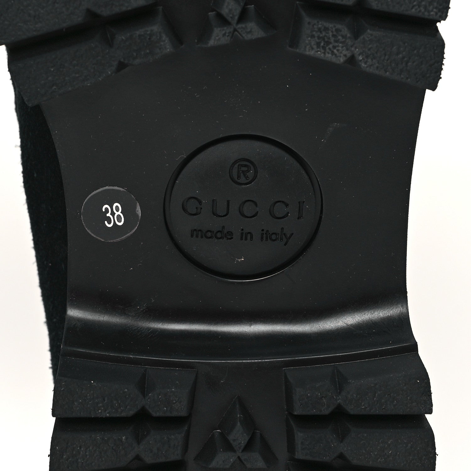 Gucci Suede Horsebit Womens Ankle Boots 38 Black 6 of 8