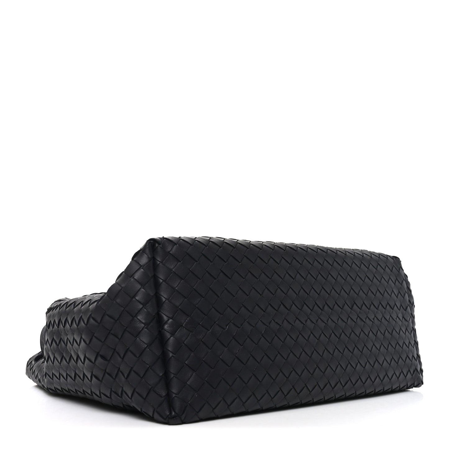 Nappa Intrecciato Medium Garda Bag Black