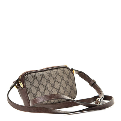 Gucci GG Supreme Monogram Web Mini Ophidia GG Bag Brown 2 of 4
