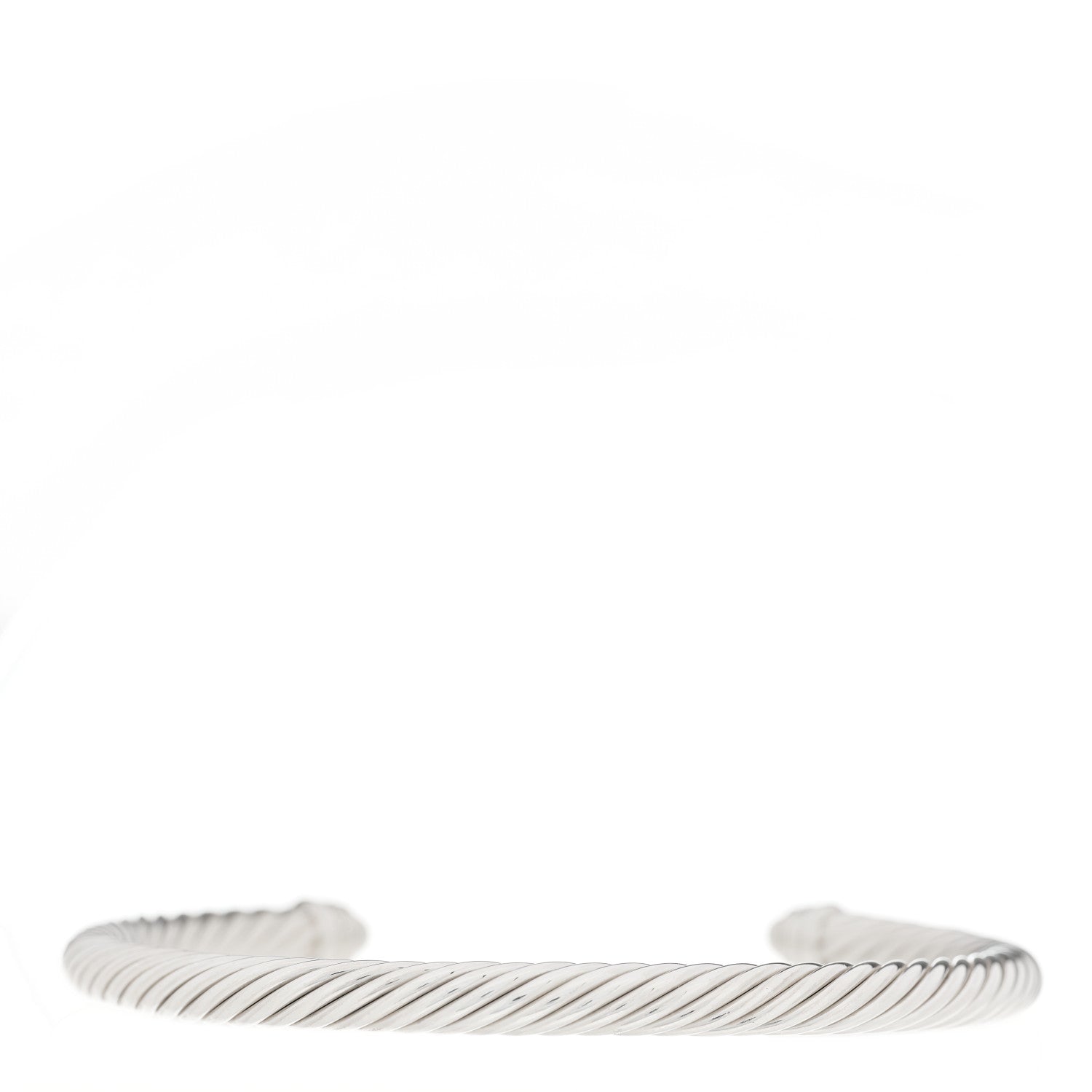 David Yurman Sterling Silver Diamond Pearl 5mm Cable Classics Bracelet 2 of 4