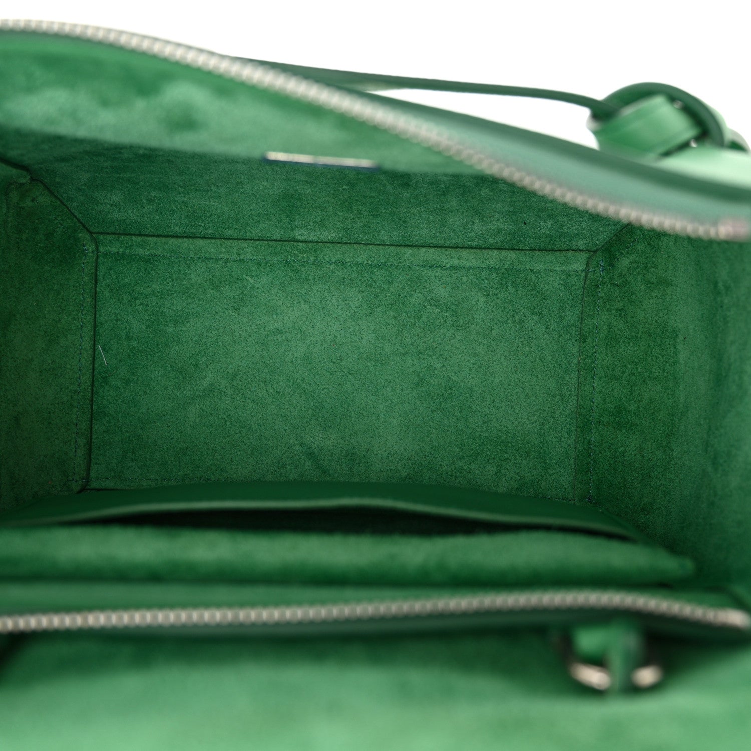 Celine Grained Calfskin Micro Belt Bag Pop Green 5 of 10