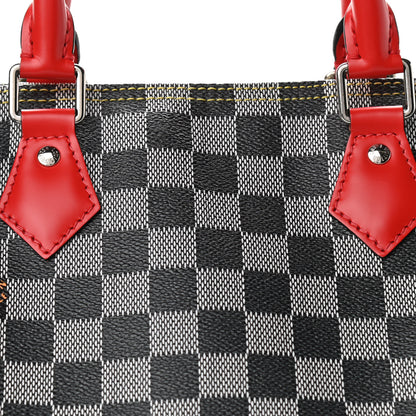 Louis Vuitton Damier Speedy Bandouliere 30 Black White 8 of 10