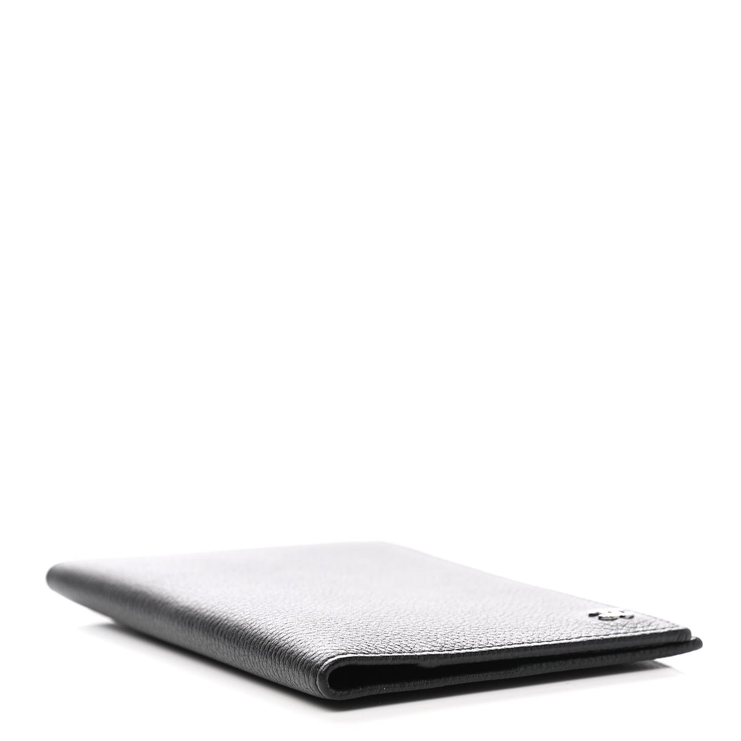 Calfskin Passport Holder Black