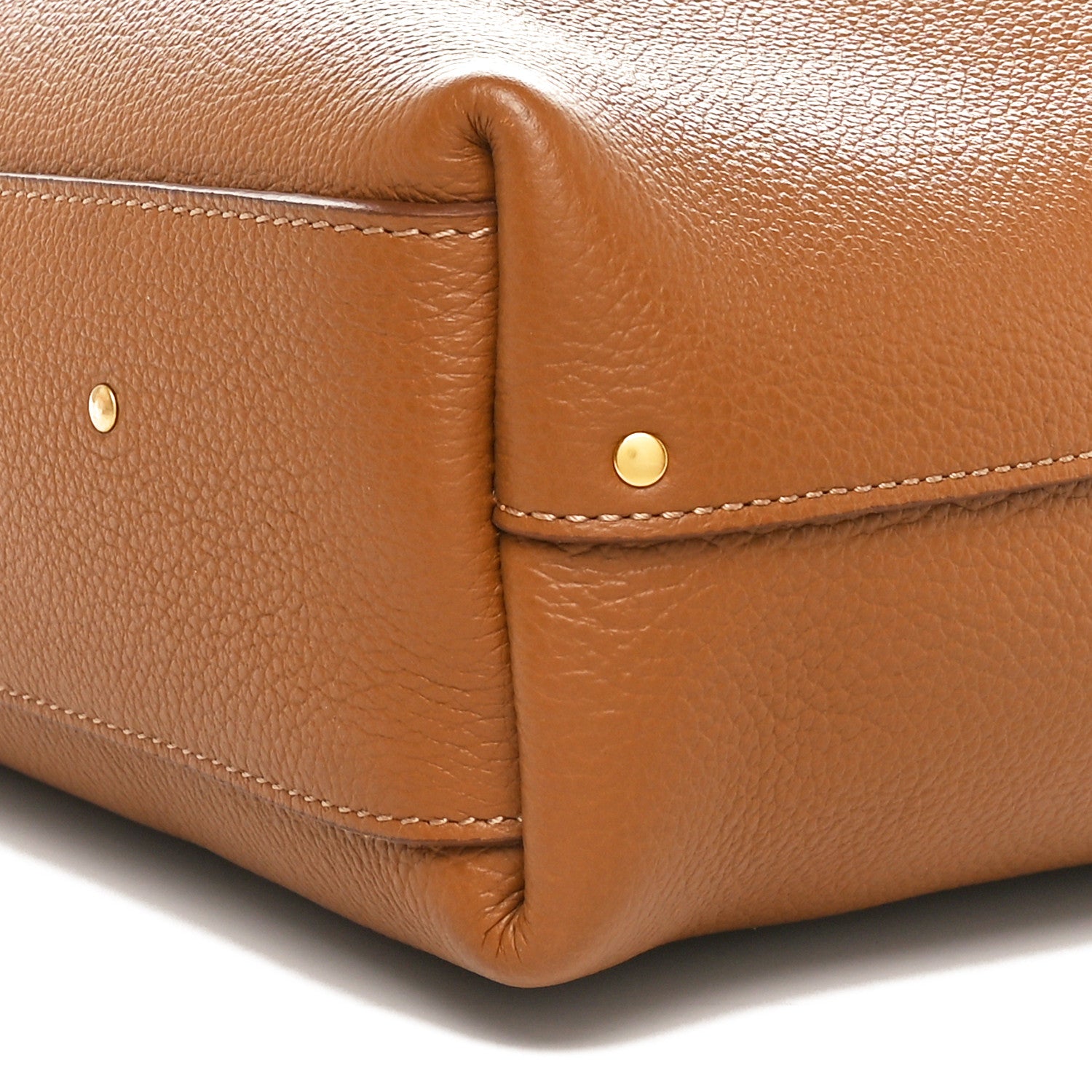 Chloe Grained Calfskin Marcie Hobo Bag Pottery Brown 10 of 10