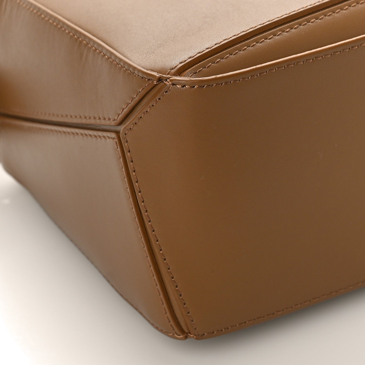 Loewe Satin Calfskin Small Puzzle Bag Oak 7 of 8