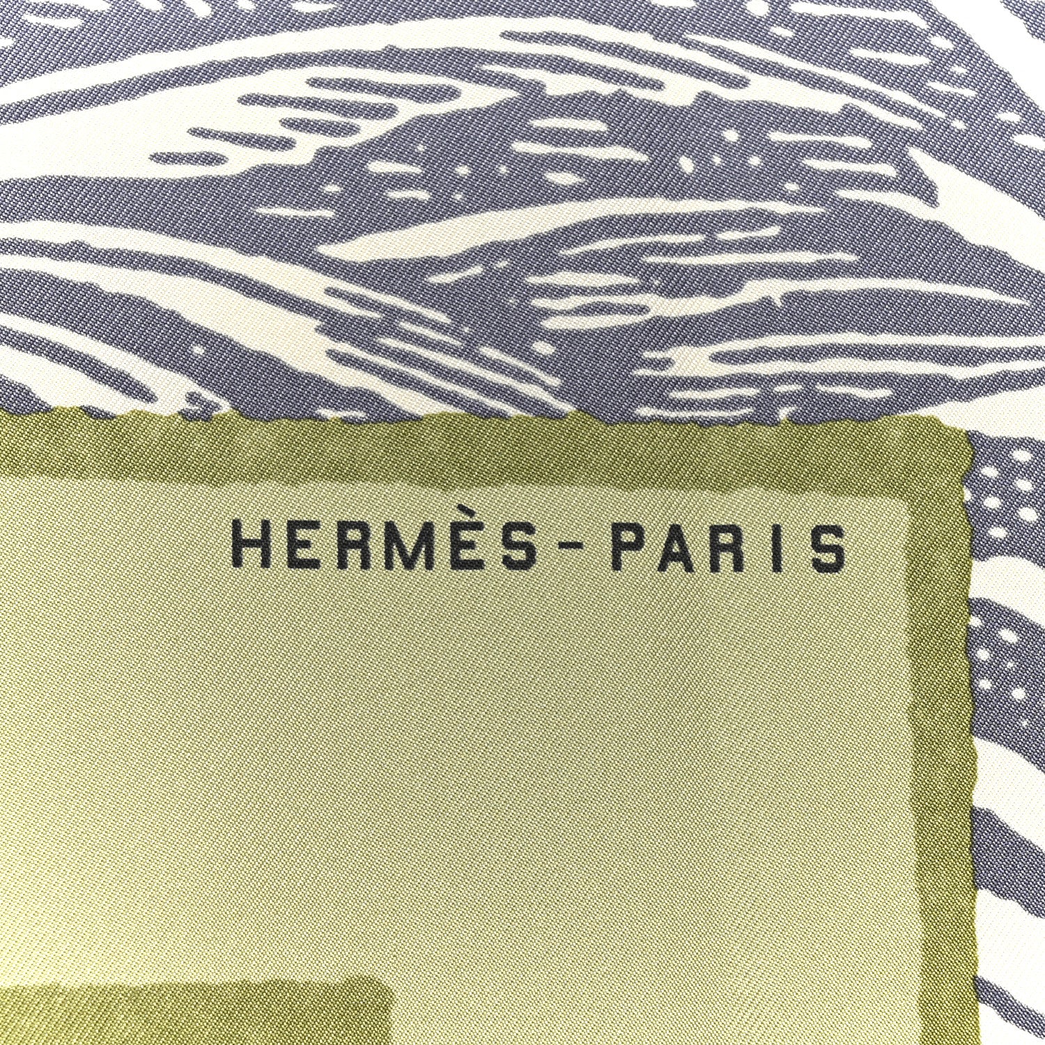 Hermes Silk Cavalier En Formes Scarf 90 JH Vert Amanda Jaune 4 of 6