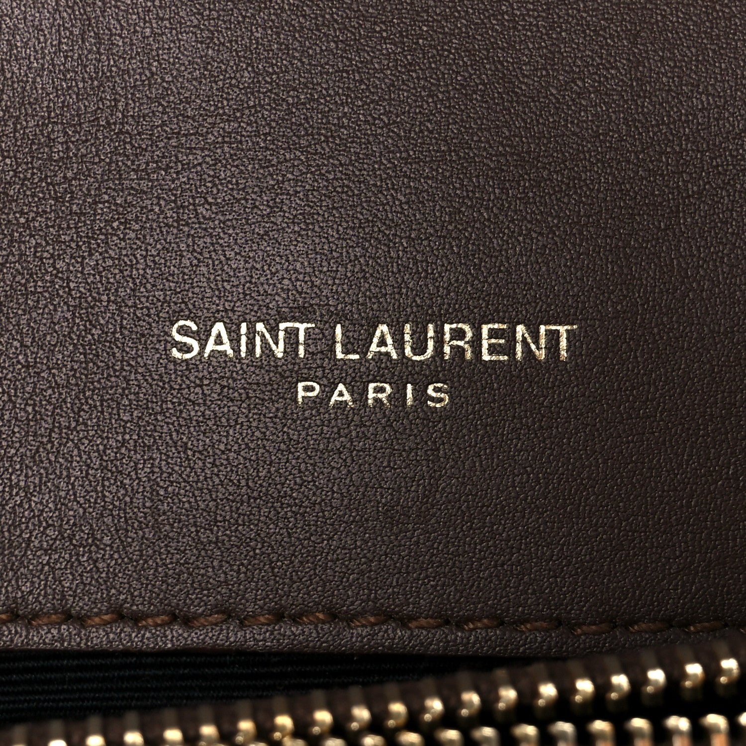 Saint Laurent Suede Matelasse Chevron Monogram Medium College Bag Bark Brown 11 of 21