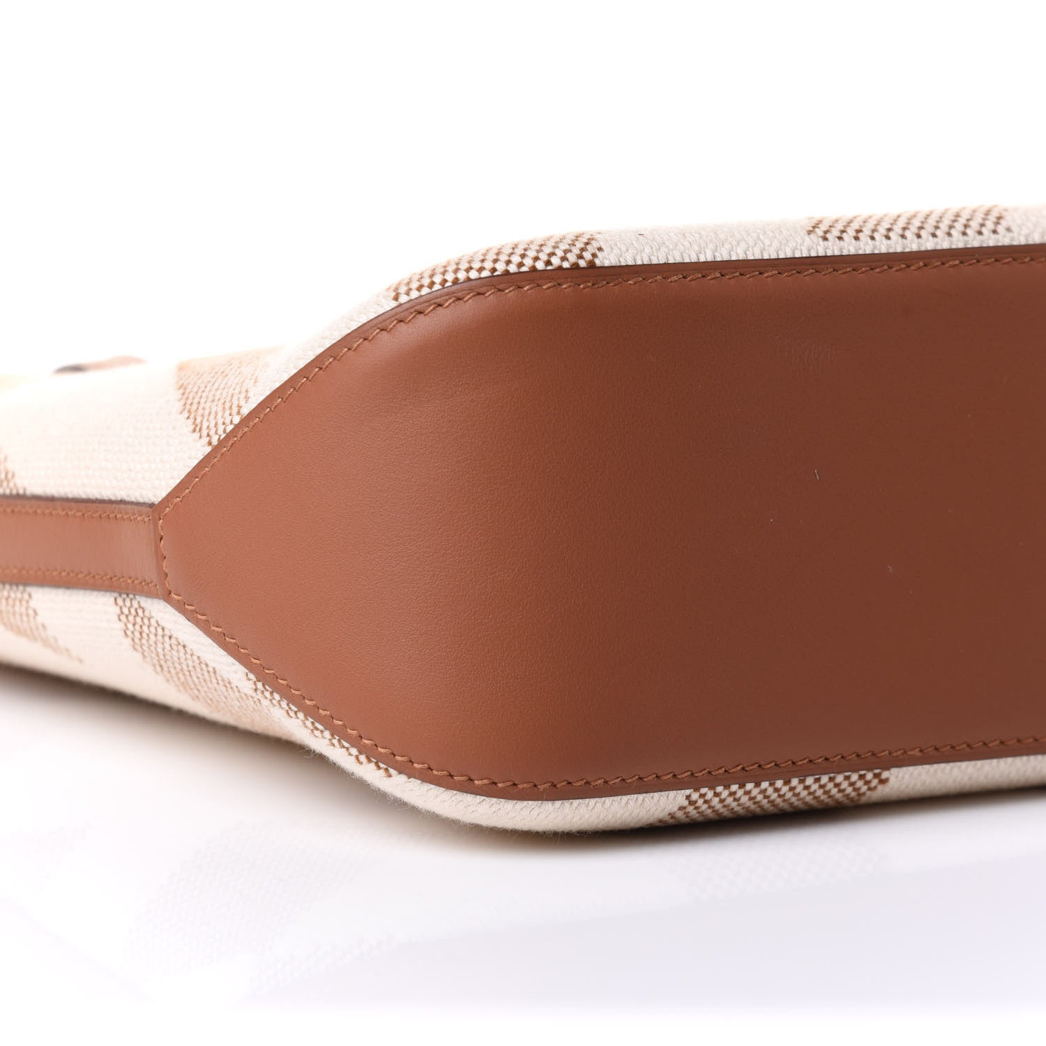 Hermes Swift Toile H Cabas H En Biais 27 Ecru Naturel Gold 8 of 10