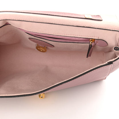 Mulberry Calfskin Goat Medium Lily Flap Dark Blush 5 of 9