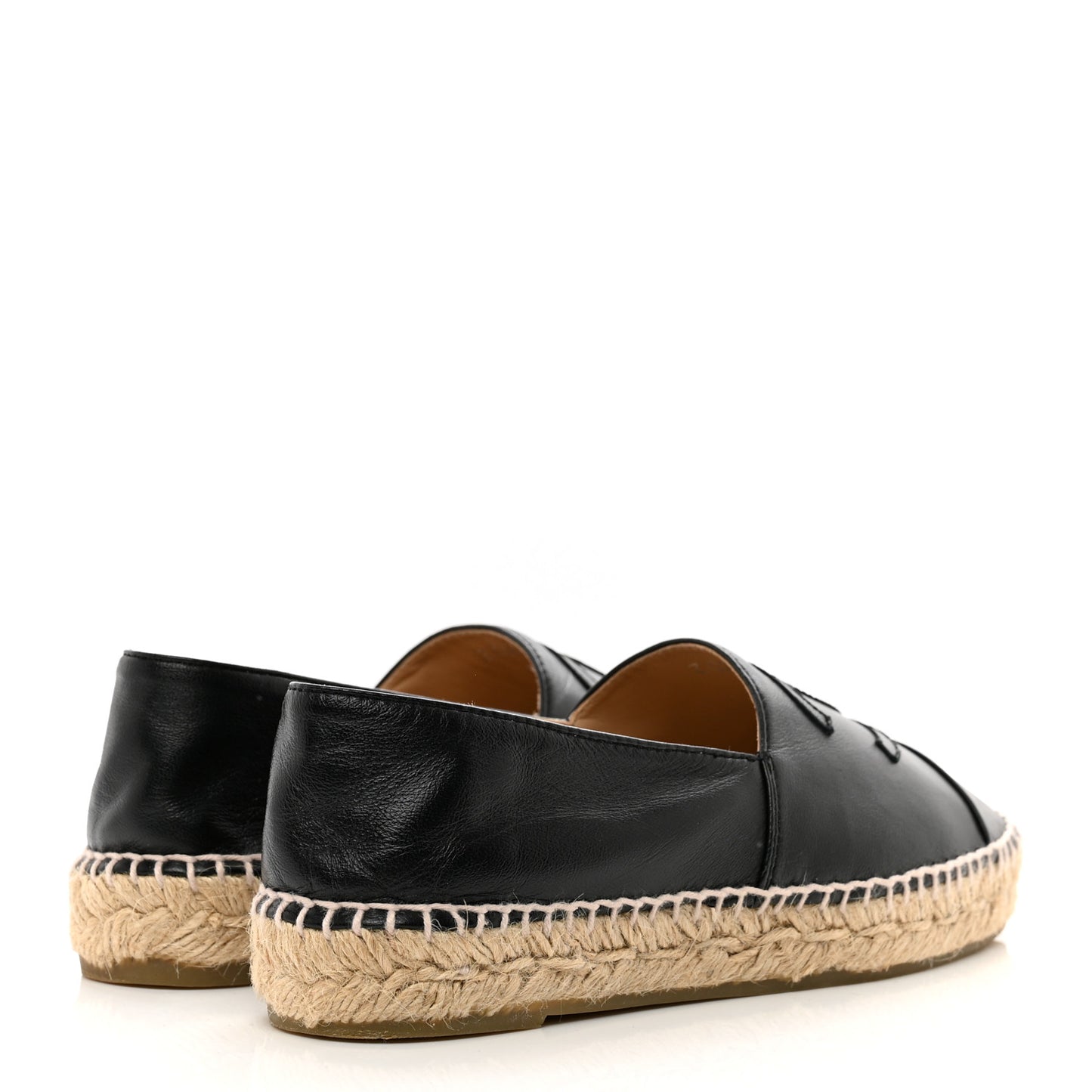 Lambskin CC Espadrilles 36 Black