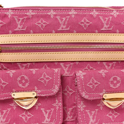 Louis Vuitton Denim Baggy PM Fuchsia 7 of 9