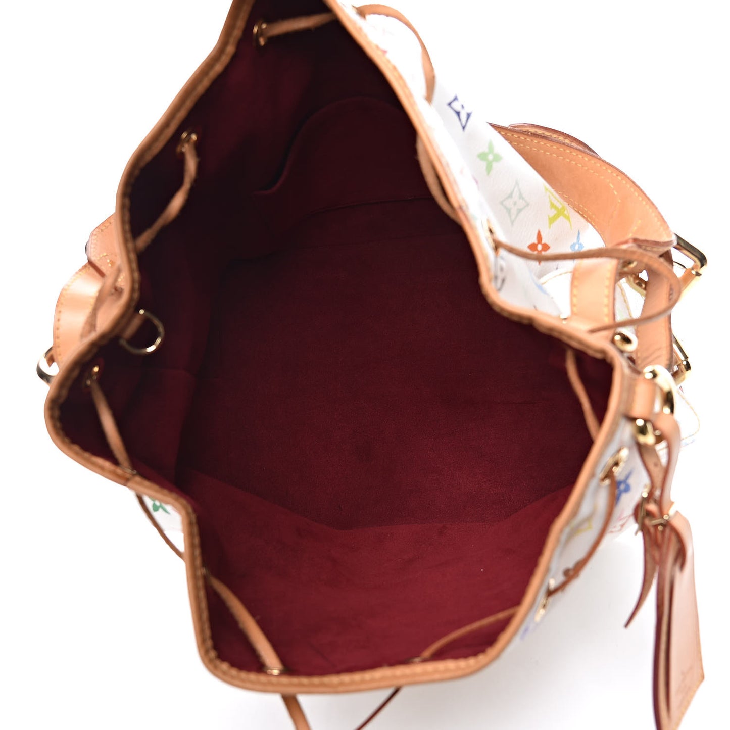 Monogram Multicolor Petit Noe White
