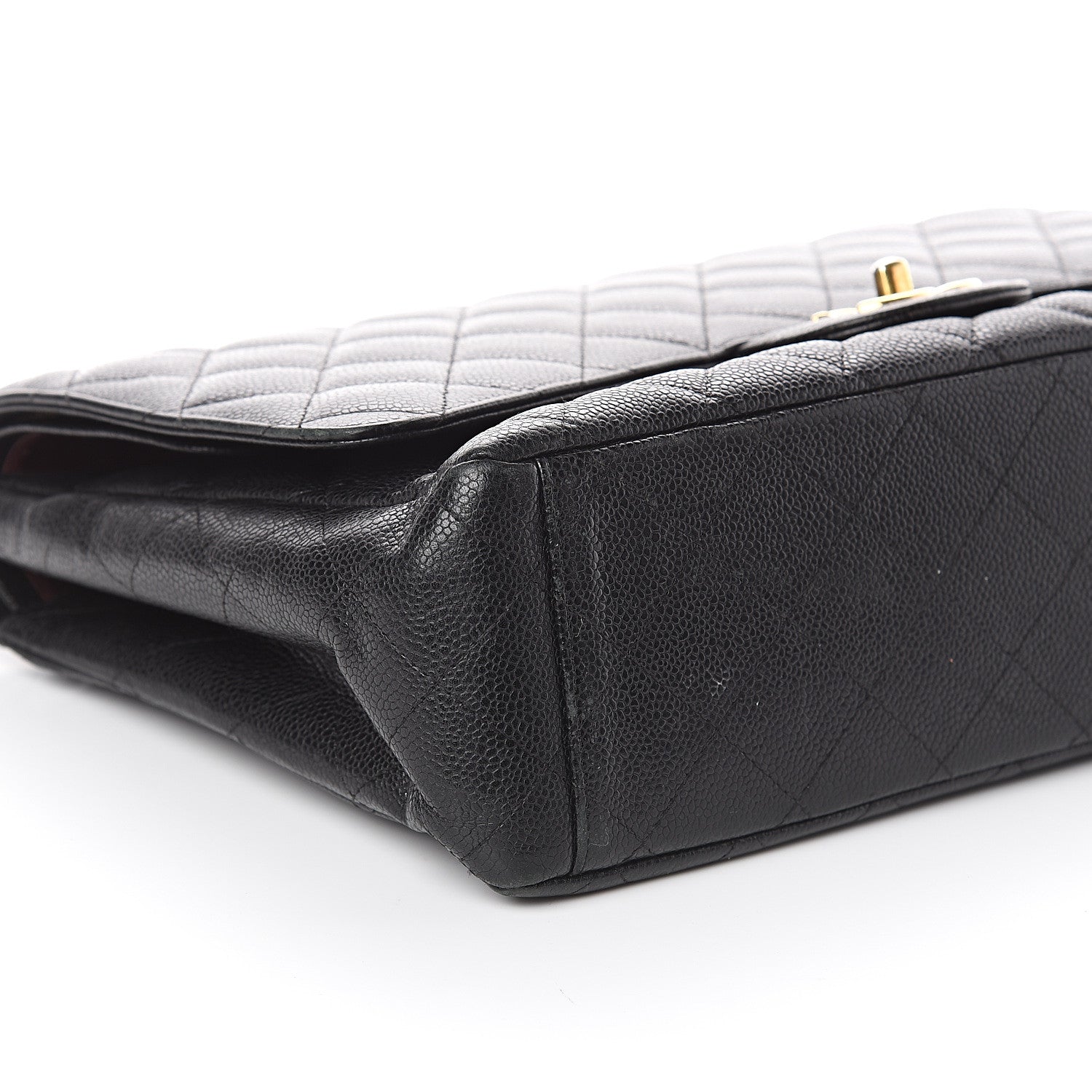 Chanel Caviar Quilted Maxi Double Flap Black 9 of 10