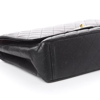 Chanel Caviar Quilted Maxi Double Flap Black 9 of 10