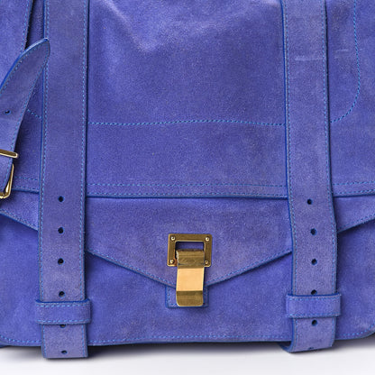 Proenza Schouler Suede Medium PS1 Satchel Royal Blue 8 of 15