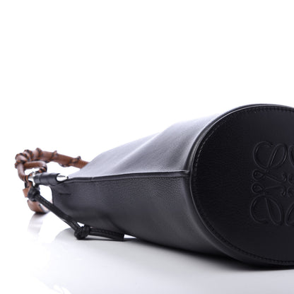 Loewe Calfskin Gate Bucket Bag Black 6 of 8